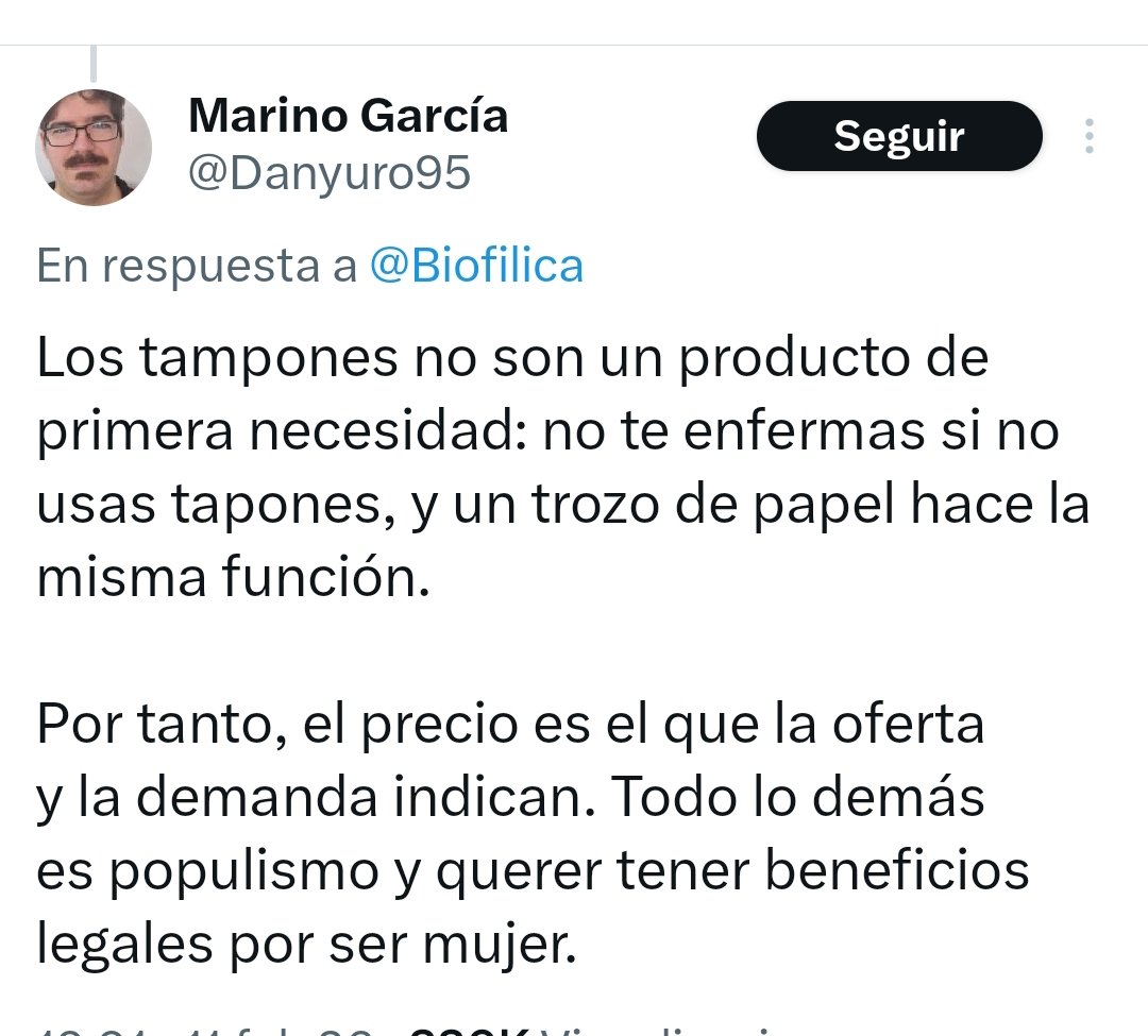 yosiome's tweet photo. Qué alivio saber que un hombre que leyó un par de artículos entiende más la menstruación que quienes la vivimos todos los meses desde los 12 años.
Y yo sé más de próstata que vos porque leí Wikipedia. https://t.co/PhiCf14xSS