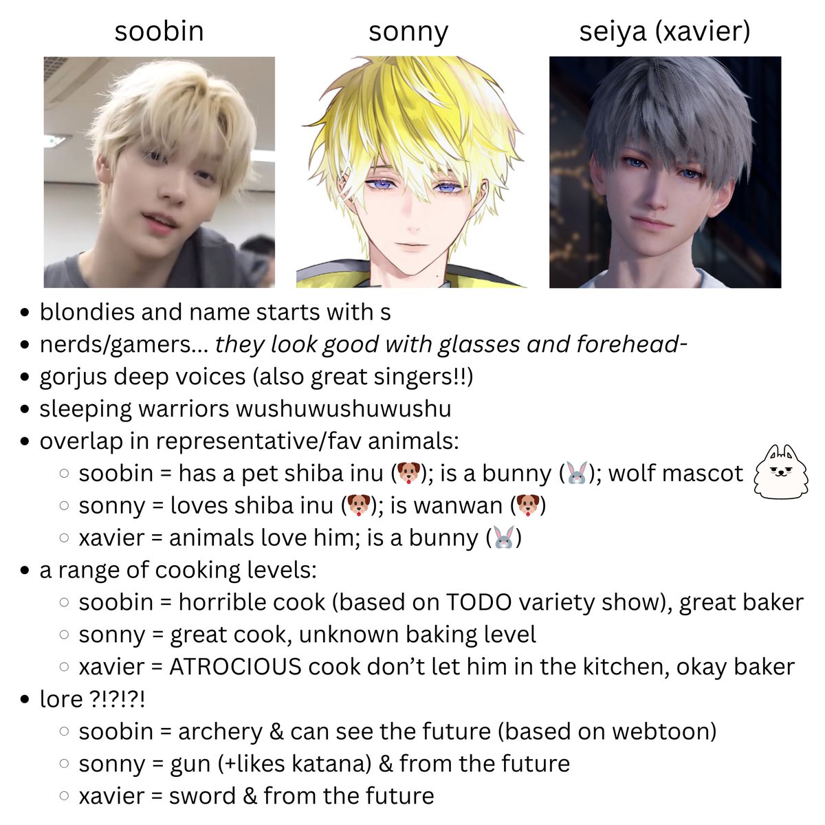 enjoy the trio i made up