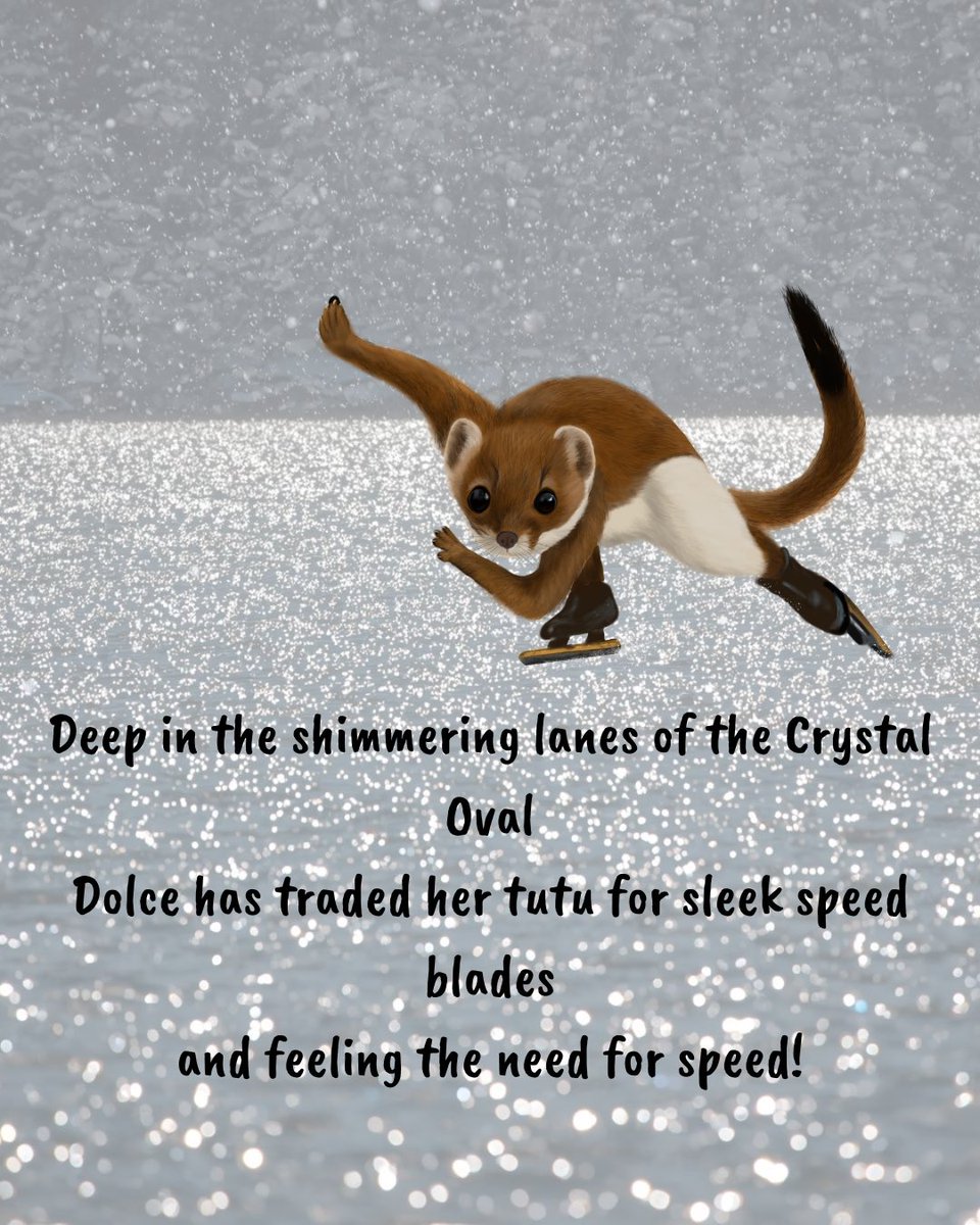 McAdamations's tweet photo. “Speed skating takes the ice ❄️
Which event is your favorite so far?”

FlufferNutz games continue❄️🐾
#speedskating #whimsicalart #fluffernutzgames #cuteanimals #procreateart https://t.co/hoZTvJOz2U