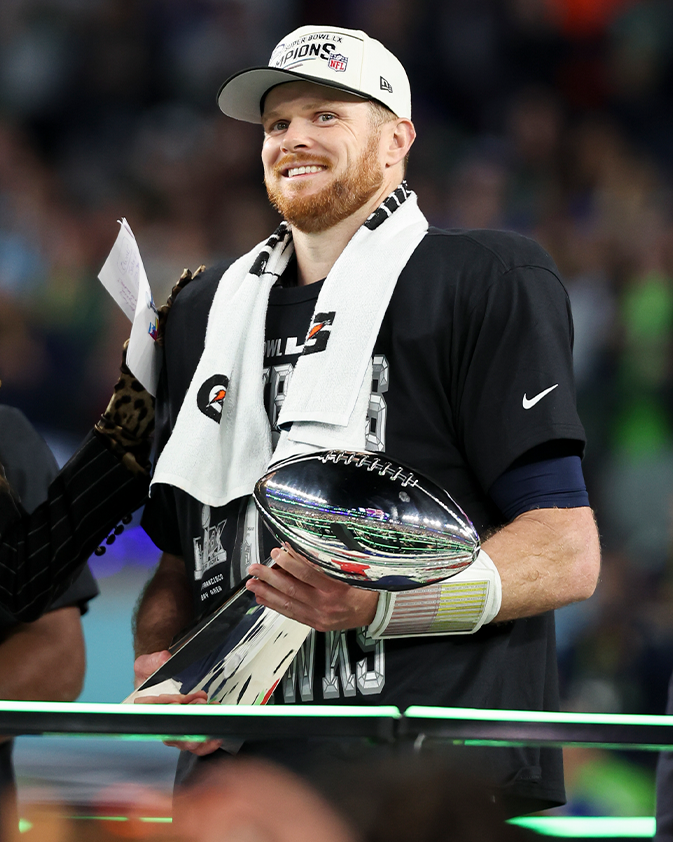 NFL's tweet image. One week ago today 🏆