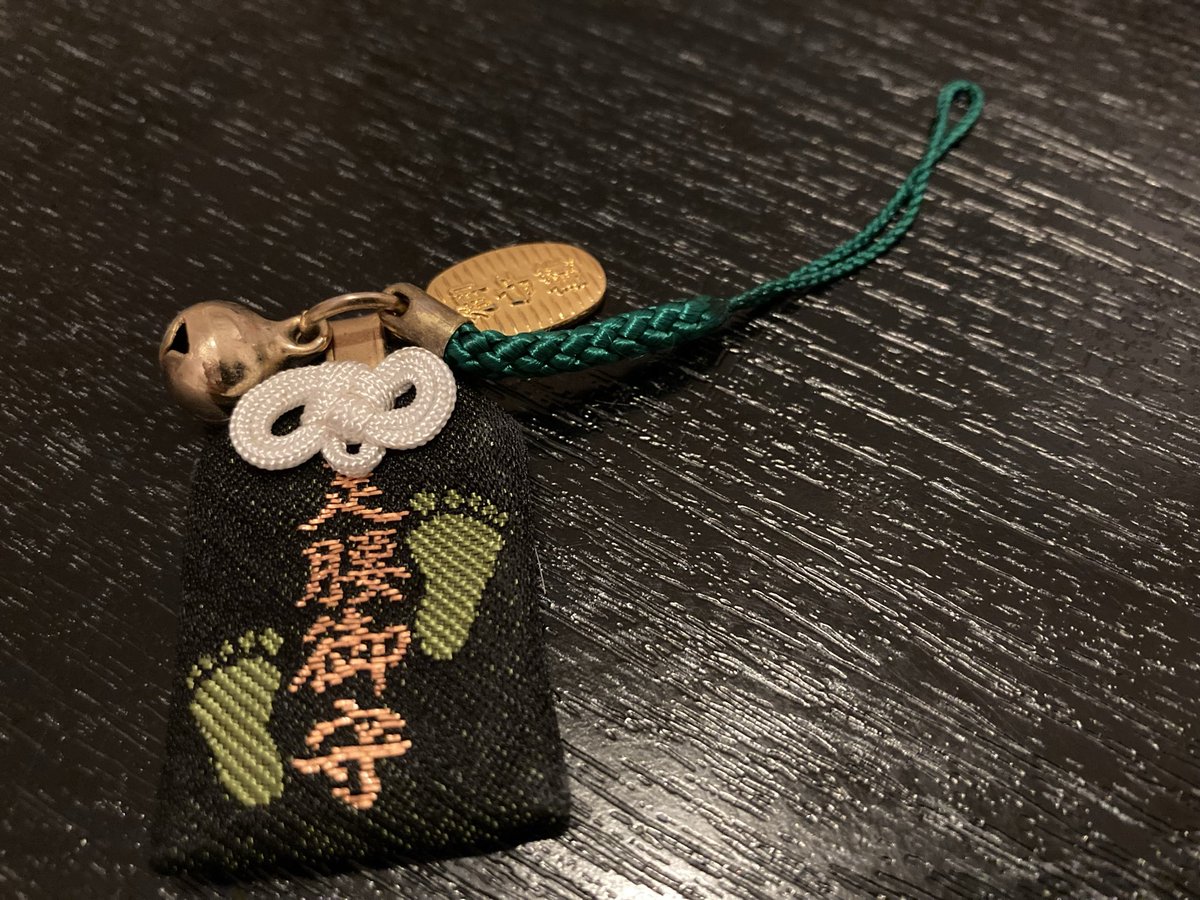 京都マラソンは4回出場全て完走（オンライン1回含む）。全ての会に伴走いただいています。
#護王神社　#京都　#お守り　#京都マラソン