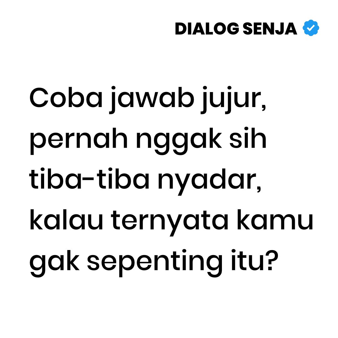 Dialog Senja (@dialogsenja__) on Twitter photo 