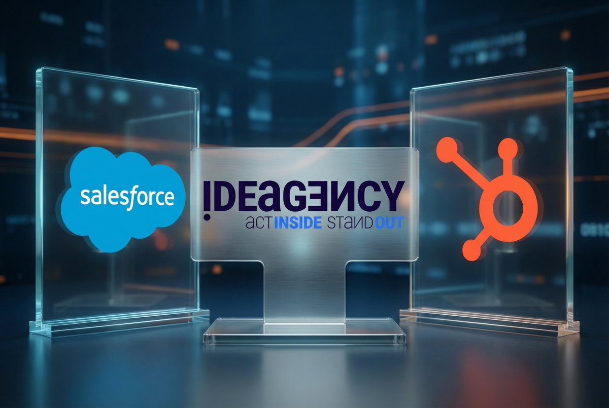 HubSpot vs Salesforce : 50% d'économies pour cette PME avec Ideagency

5% des fonctionnalités utilisées.

Une facture qui augmente chaque année.

Un intégrateur à appeler pour le moindre changement.

C'est le quotidien de beaucoup de PME et ETI sous Salesforce. On ne parle pas