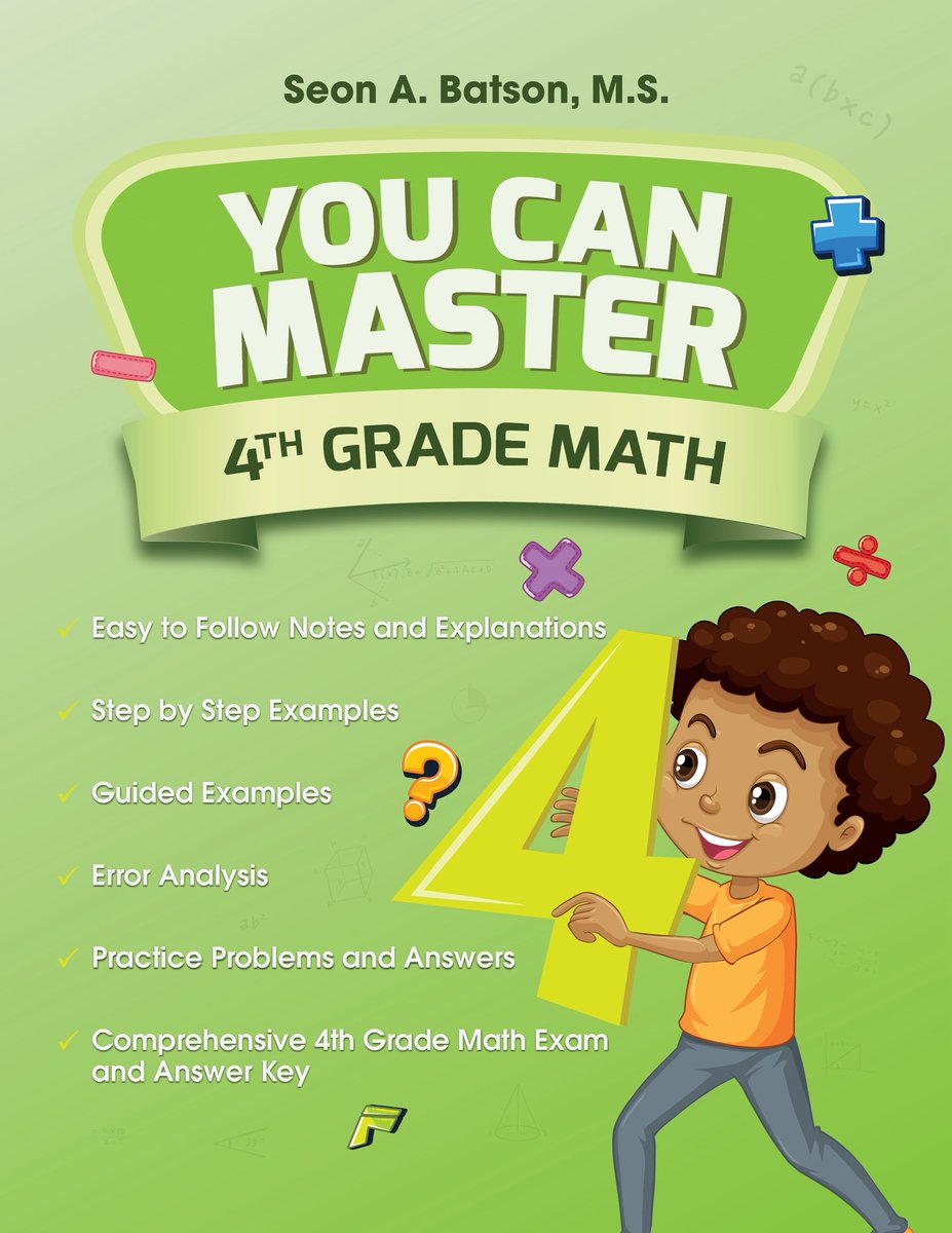 SeonBatson's tweet photo. A STRUCTURED PATH TO MASTERY. 
Take a peek inside my 4th Grade Math Workbook.
Preorder info will be available soon. 
https://t.co/fvnRJktQEF
#maths #learning #homeschool #author #educator https://t.co/PnNQghQ3F8