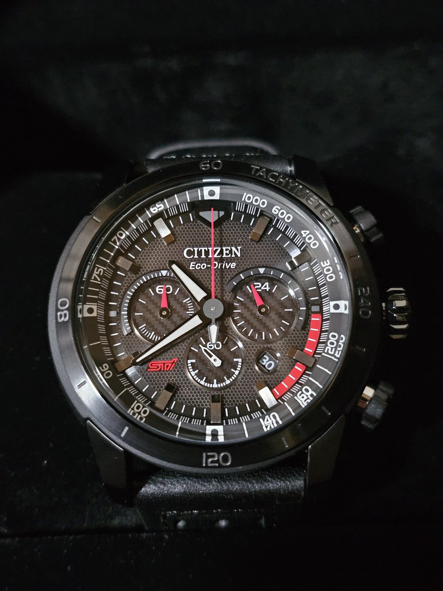 スバルの500本限定STI SPORTS CHRONOGRAPH 2026を貰っちゃいました