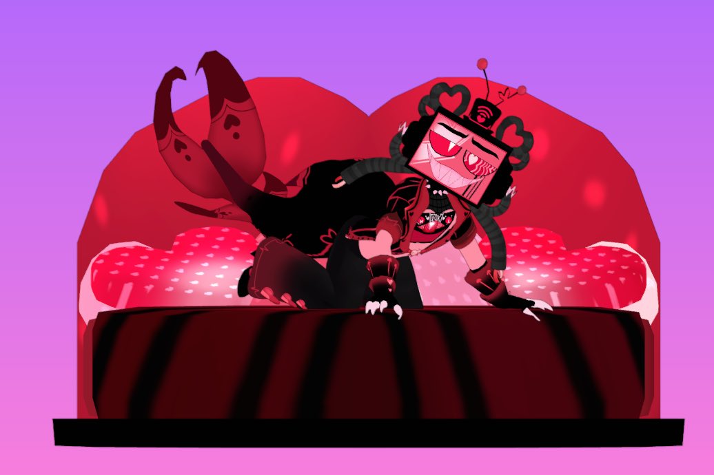 ~Valentine Vox preorder is here~
[Repost]

last the rest of today while i get his unity complete
also hosting a giveaway for him in my server!
-check replies
#HazbinHotel #hazbinHotelvox #vox #Vox
#3DModel