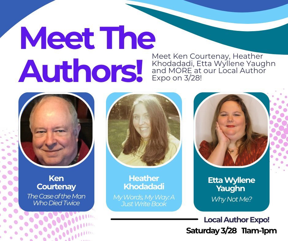 I'm excited to join other #local authors for an expo on March 28, 2026, being hosted by the Jefferson County Library. If you will be the area, I hope you will stop in and see what our local authors have to offer. I hope to see you there! #author #library #books