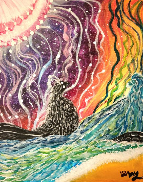 dahkyarts's tweet photo. Art of the Day! "Sea Arising". Buy at: https://t.co/3MTGpCIcN3 https://t.co/WEuWH6iVm4