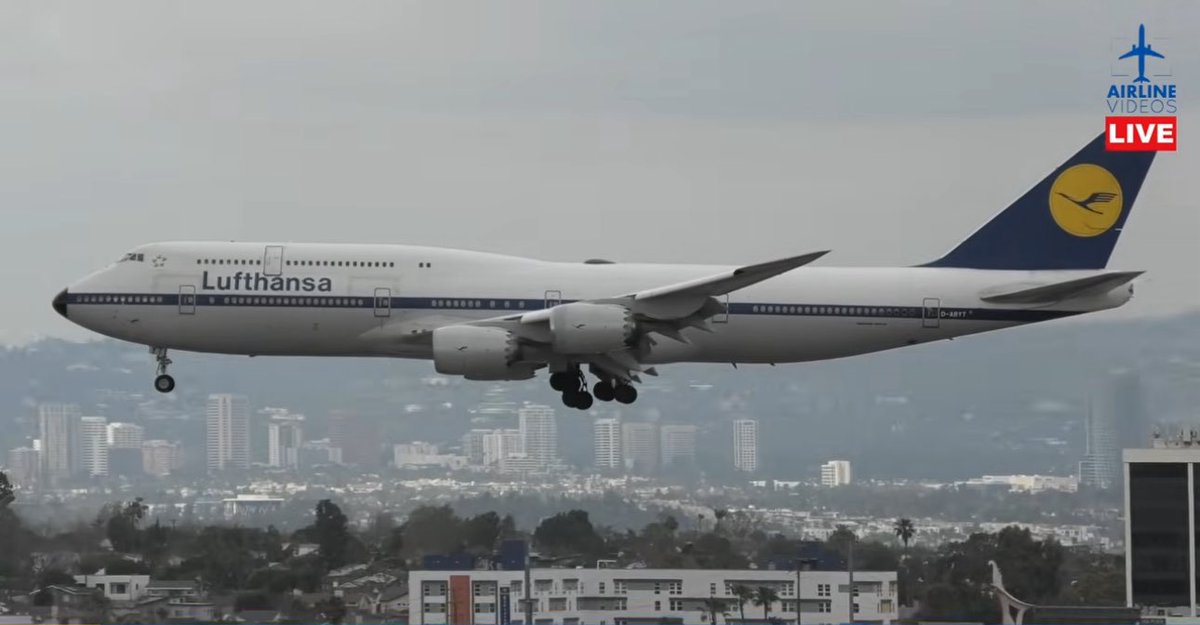 airlinevideos's tweet image. WATCH US LIVE 📺… the EMIRATES A380 NBA LIVERY &amp;amp; LUFTHANSA 747-8i RETRO both departing LAX in the 3PM PST hour! Don’t miss it! #aviation #planes ✈️

🔴LIVE LOS ANGELES (LAX) AIRPORT ACTION! (February 15th, 2026) youtube.com/live/WXwHrRFXz… via @YouTube