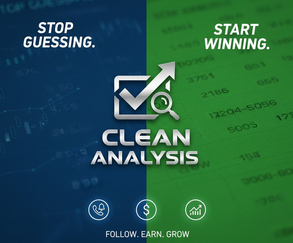 bet_vault's tweet photo. Stop betting on vibes and start betting on Clean Analysis. 
​My system isn't about chasing miracles it’s about identifying market inefficiencies that the bookies miss. When the data aligns, the tickets go green. Period. ✅ https://t.co/DHEzi72KW4