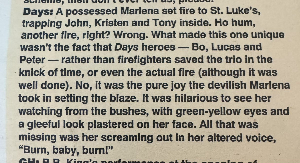 daysofjarlena's tweet photo. Kudos to possessed Marlena! https://t.co/aEAl7apAEL