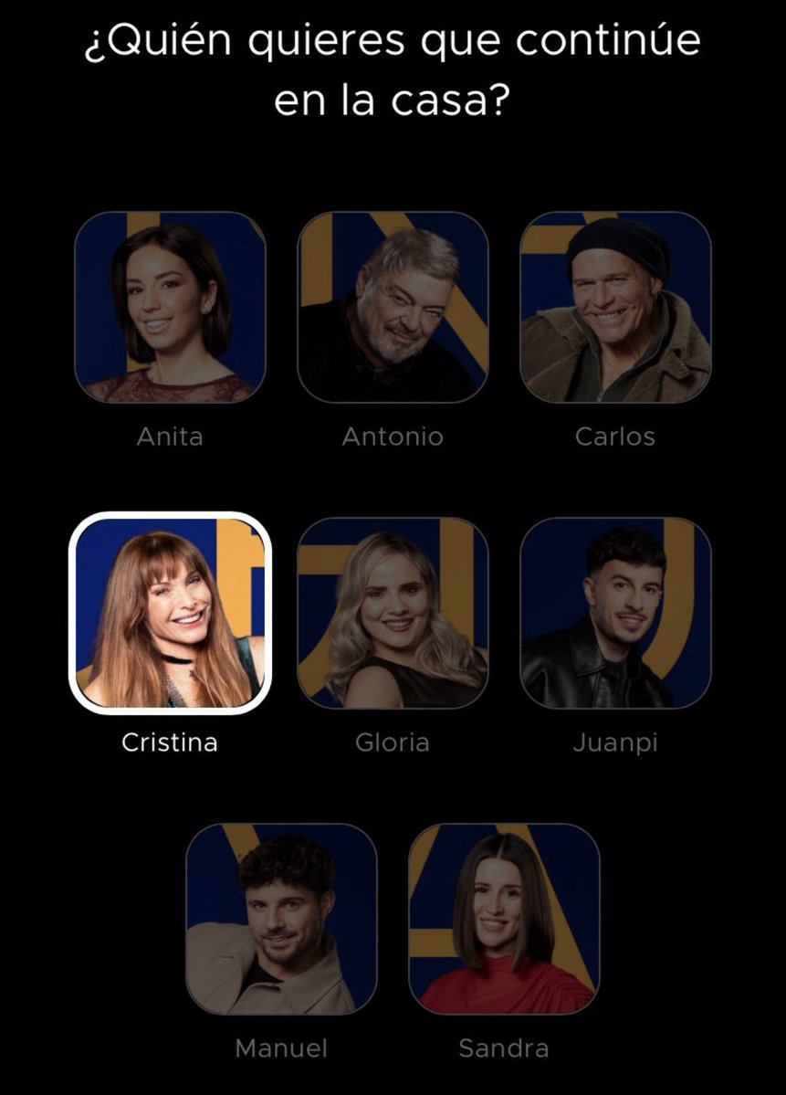 Yo soy de #cristina  #GHDuo15F