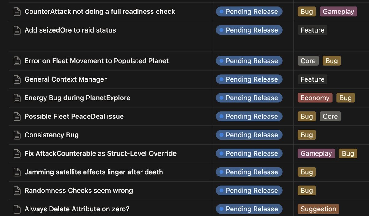 Updates locked in for the next release. Testing in progress with a new network launching in a few days
