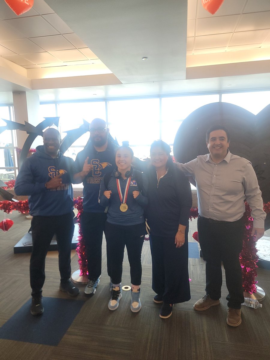 <a href="/Rubie77777/">Rubie Chavez</a> 🏆 Your historic victory has made our #SanEli community proud and inspired the next generation of athletes to dream big. The Eagle spirit shines brighter because of you 💞 Congratulations on an unforgettable achievement! #StateChampion #EaglePride 
<a href="/SanElizarioISD/">San Elizario ISD</a>