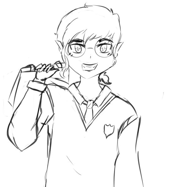 [OC] Mavrik in schooling as a young vampling~