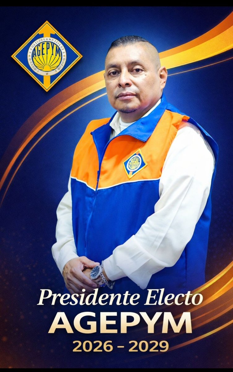 sejesjunio's tweet photo. Presidente Electo por los verdaderos asociados Agepynistas 
Stanley Quinteros 
Presidente 2026 - 2029 https://t.co/WeO6wuFwRg