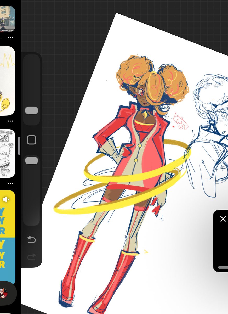 Random space girly that I’ll probably never ever draw again but that’s ok ✨🪐🪐
(Another procreate drawing)