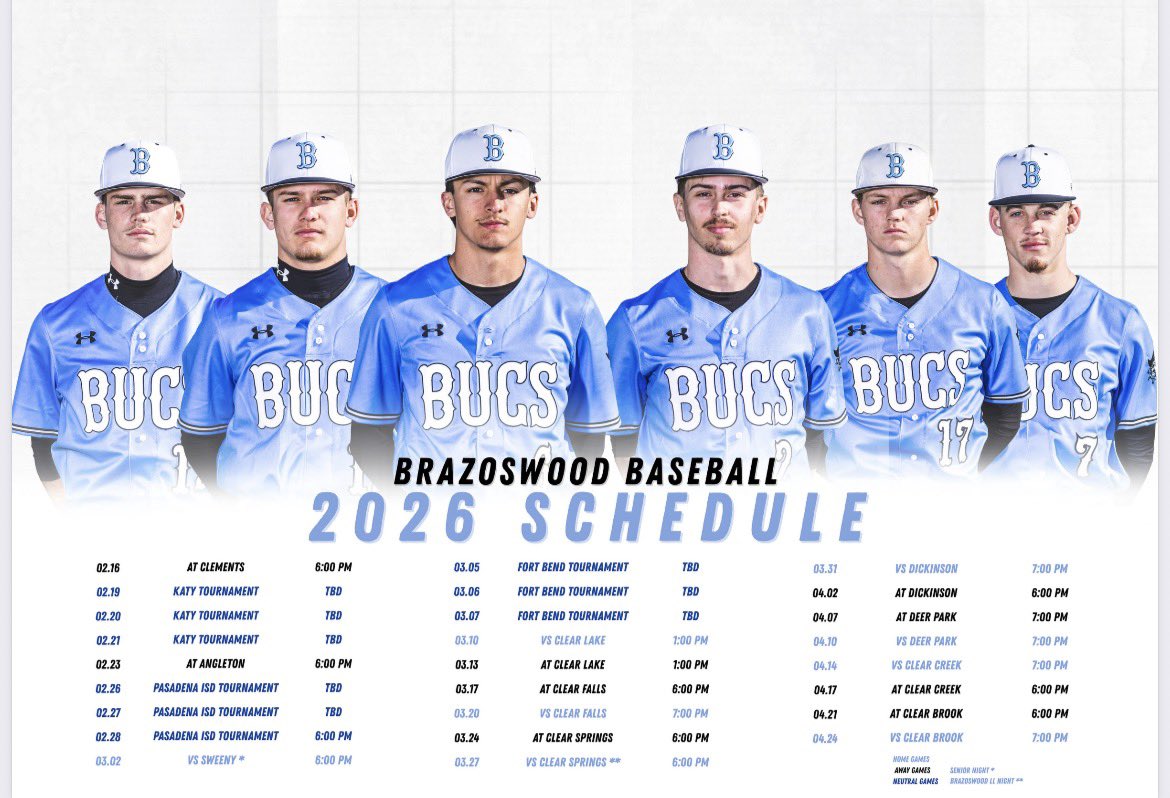Brazoswood Baseball tweet media