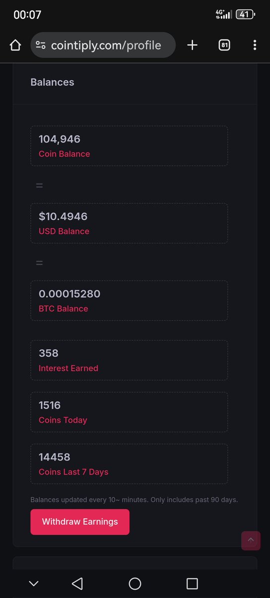 WeRAllSatoshi87's tweet photo. @eth_sol__ @Pandascifi Join me on Cointiply, I've already earned over $10 worth of crypto.
https://t.co/0SVUtQVlSC https://t.co/C6qXWGNolz