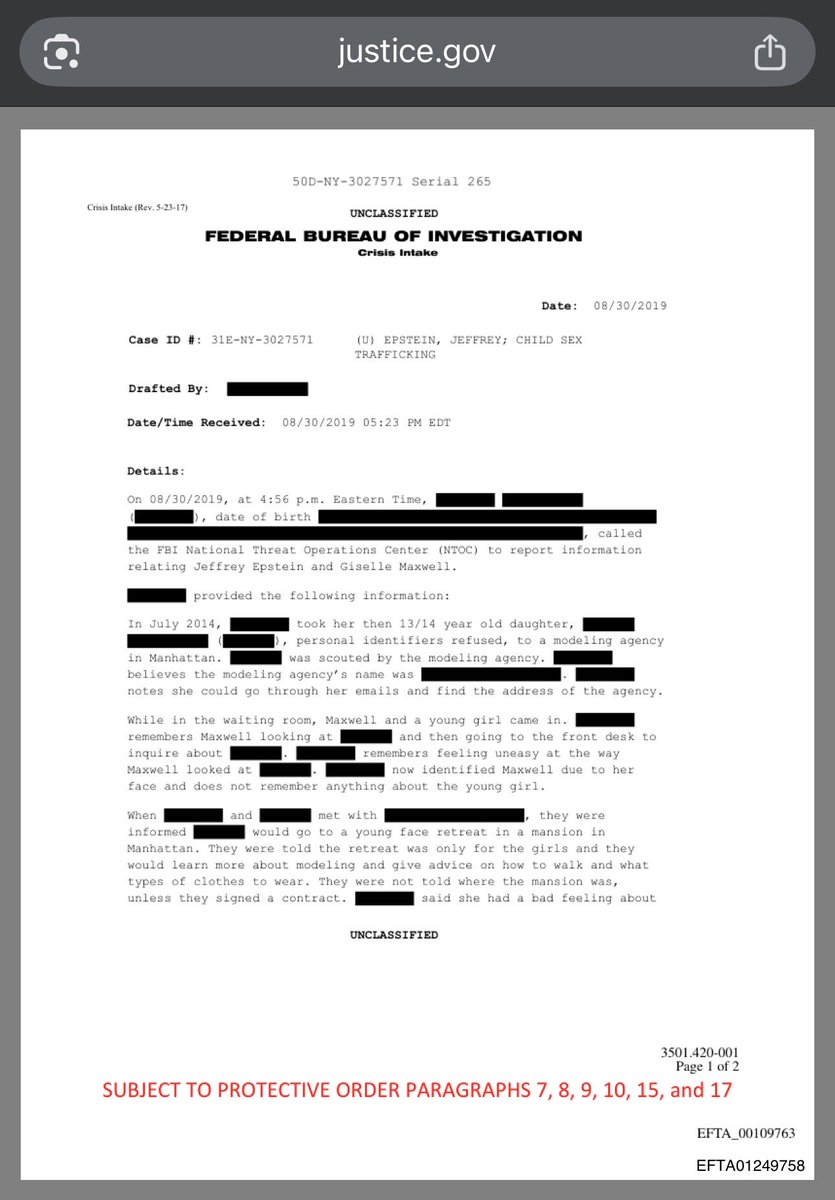 Want another possible smoking gun? FBI Intake Form of a Mother tipping ...