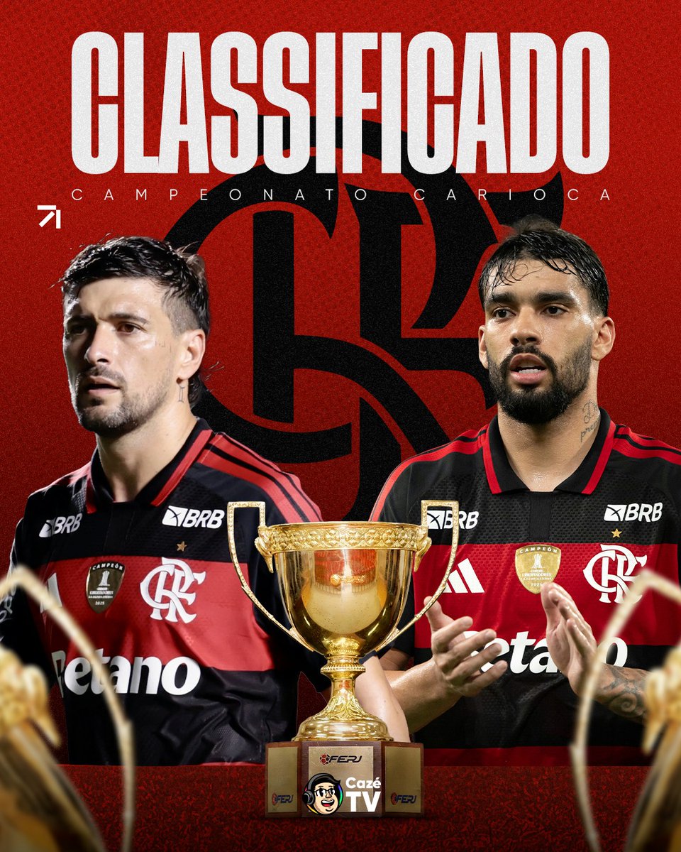 CazeTVOficial's tweet image. O FLAMENGO ESTÁ NAS SEMIFINAIS DO CAMPEONATO CARIOCA! 🔴⚫

PRA QUEM ACHOU QUE O MENGÃO SERIA REBAIXADO... SEGUE VIVO E QUER O TRI! 👀

#CoberturaCazéTV #Flamengo #CampeonatoCarioca