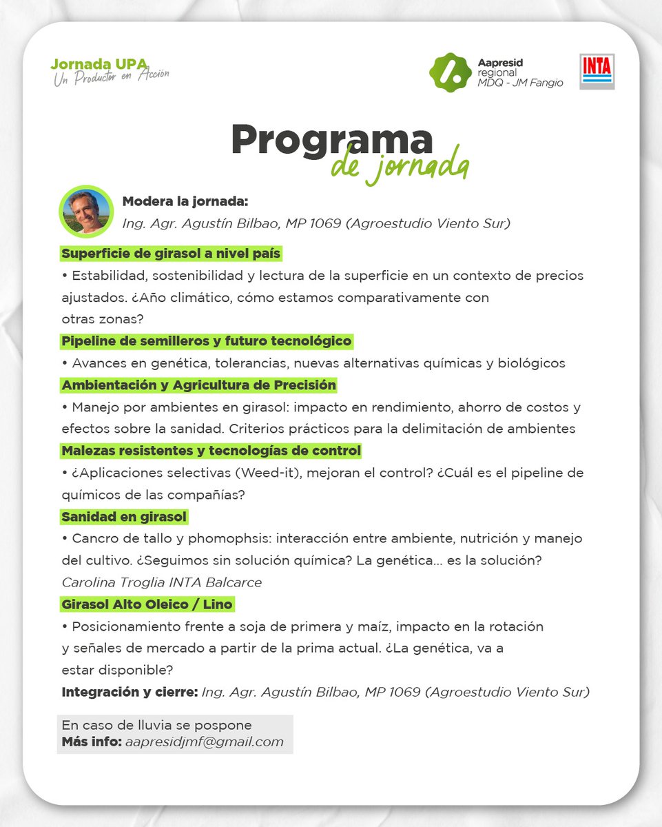 Aapresid MDQ-JM Fangio tweet media