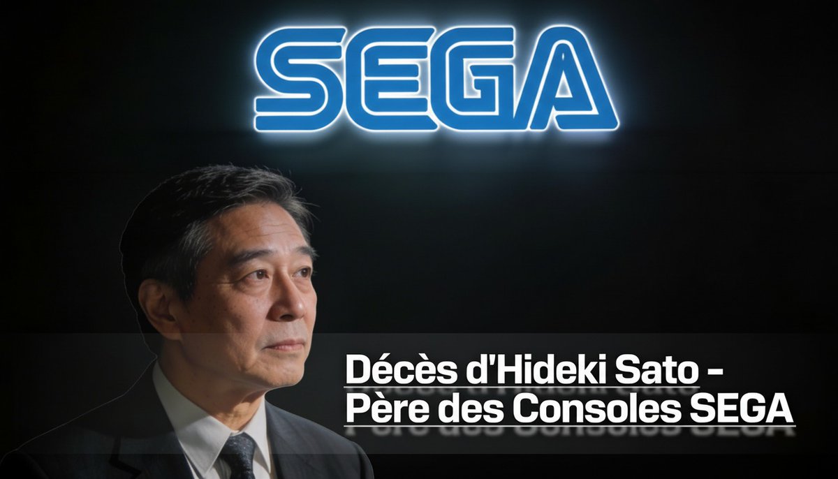 TestmoiJeuxVid's tweet photo. #DécèsHidekiSato : #SEGA perd l’un des pères du #HardwareSEGA…
Le monde #jeuvidéo pleure la disparition d’#Hideki #Sato, figure emblématique de SEGA.
L’#ingénieur s’éteint le 13 février 2026 à l’âge de 77 ans, #héritage indélébile dans l’#histoire #SEGAconsoles #SEGAHardware https://t.co/wEMrlPPNKV