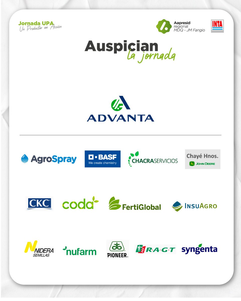 Aapresid MDQ-JM Fangio tweet media