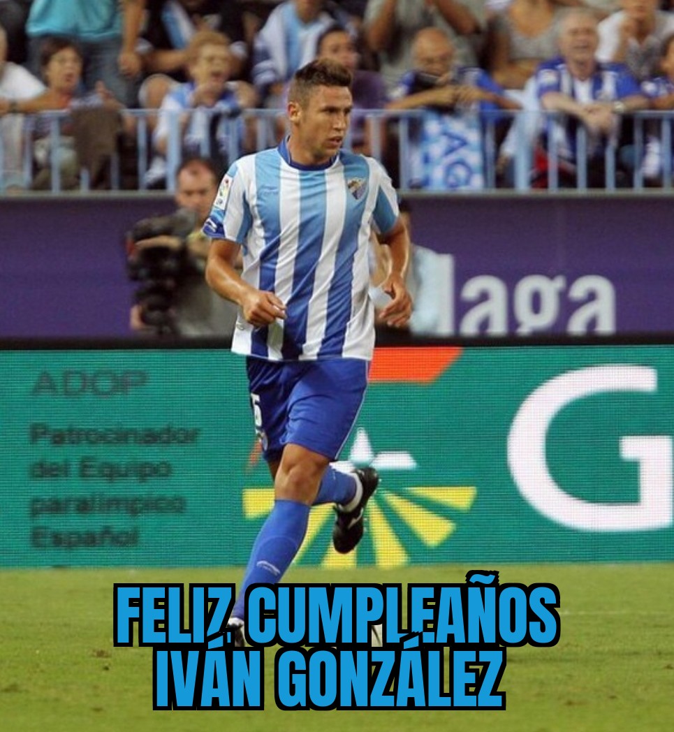🎂 Feliz cumpleaños Iván González López 🎂 más conocido <a href="/IvanGonzalezL5/">Ivan Gonzalez</a>
El Torremolinense estuvo durante 2 temporadas en el <a href="/MalagaCF/">Málaga CF</a> .
En la cuál jugo un total de 32 partidos y 1 gol (Zaragoza) el día de su debut.