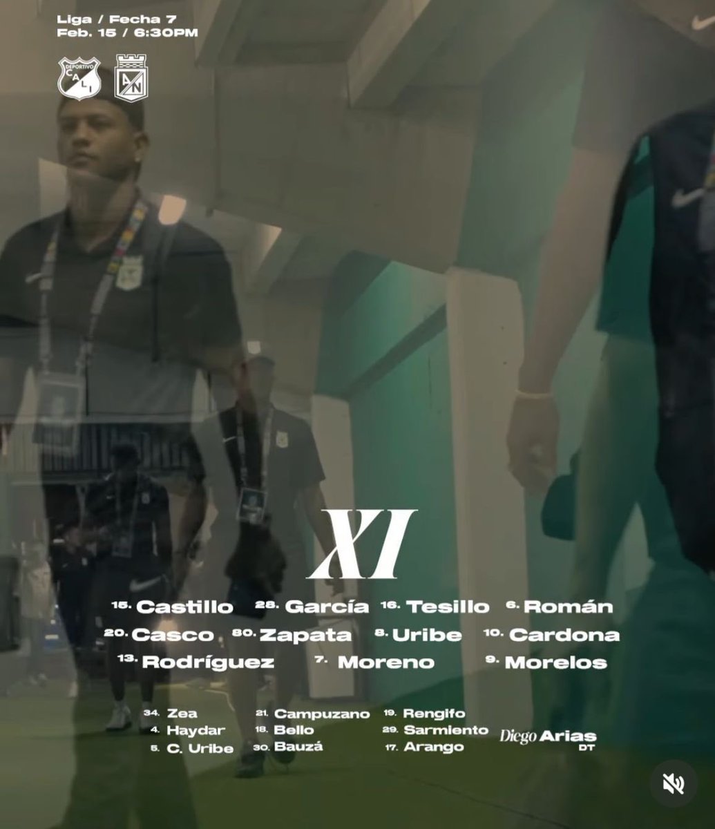 Vamossssssss todos juntos. <a href="/nacionaloficial/">Atlético Nacional</a>