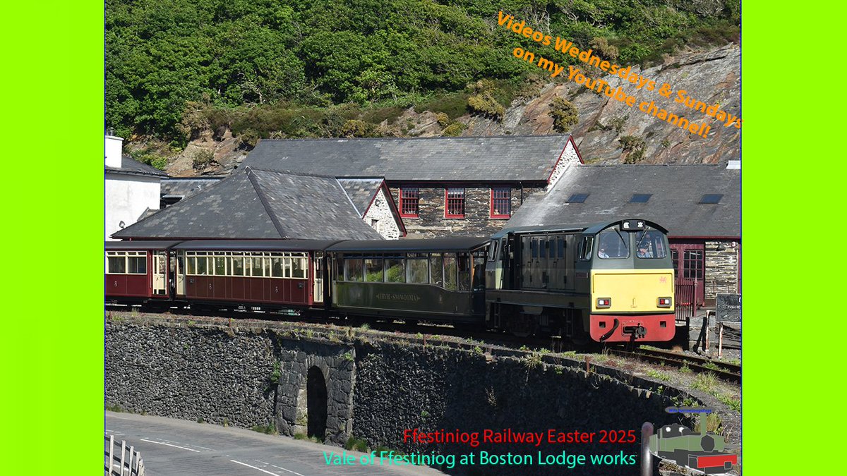 Ffestiniog Railway Easter 2025: Vale of Ffestiniog at Boston Lodge works. Check it out youtu.be/VqOm0jro4Yo Thanks! <a href="/festrail/">Ffestiniog & Welsh Highland Railways</a>
