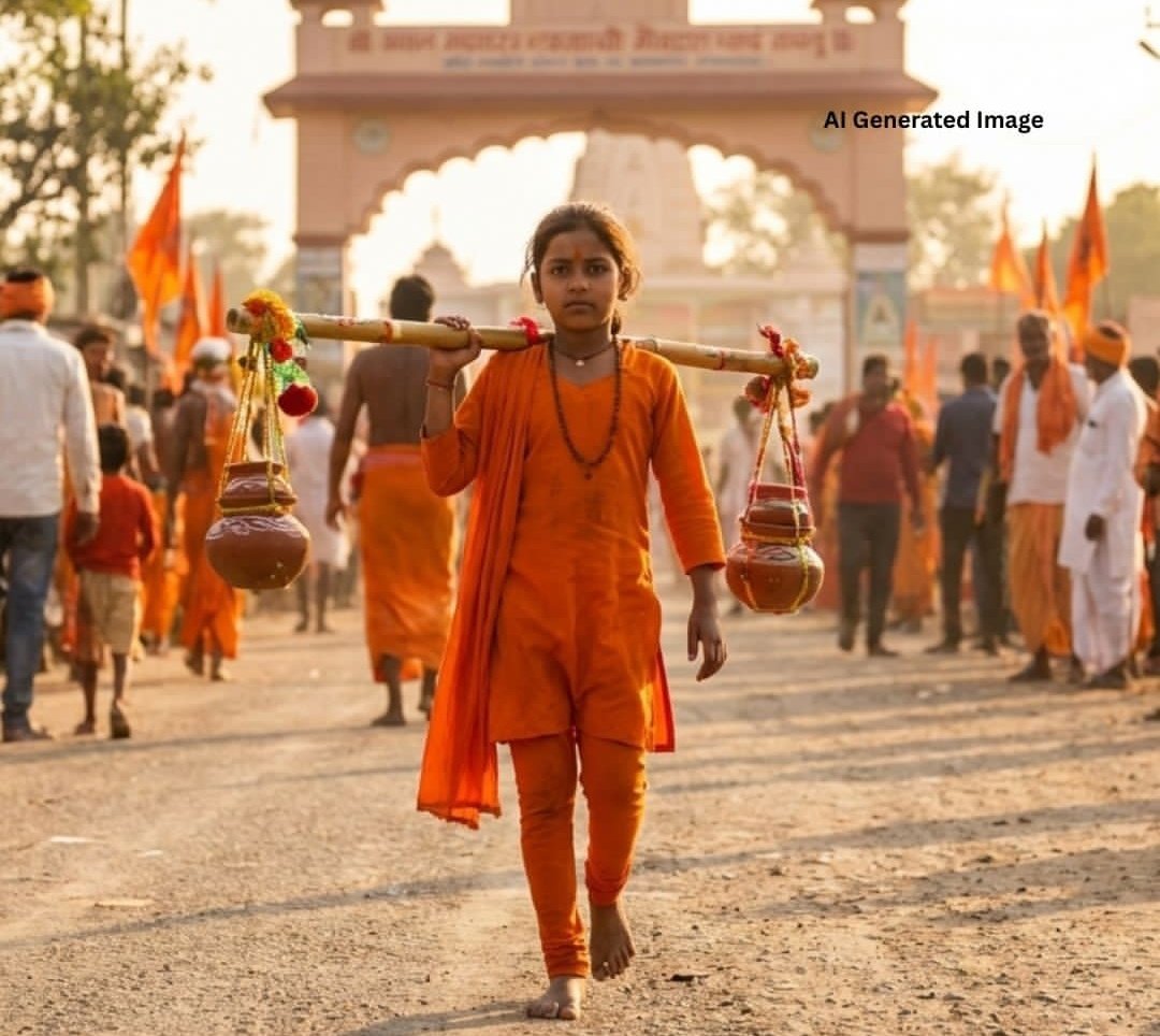 एक 9 साल की बेटी अपने पिता की दारु छुड़ाने के लिए कावड़ यात्रा उठा ली.. 

अलीगढ़ में 9 साल की बच्ची कांवड़ उठाकर भगवान शिव के दरबार पहुंचती है.

अपने पिता की दारू की लत छुड़ाने के लिए भगवान भोलेनाथ से प्रार्थना करती है.. 

कहती है भोलेनाथ, मेरे पिता की दारू  की  लत छुड़ा दो, वहां