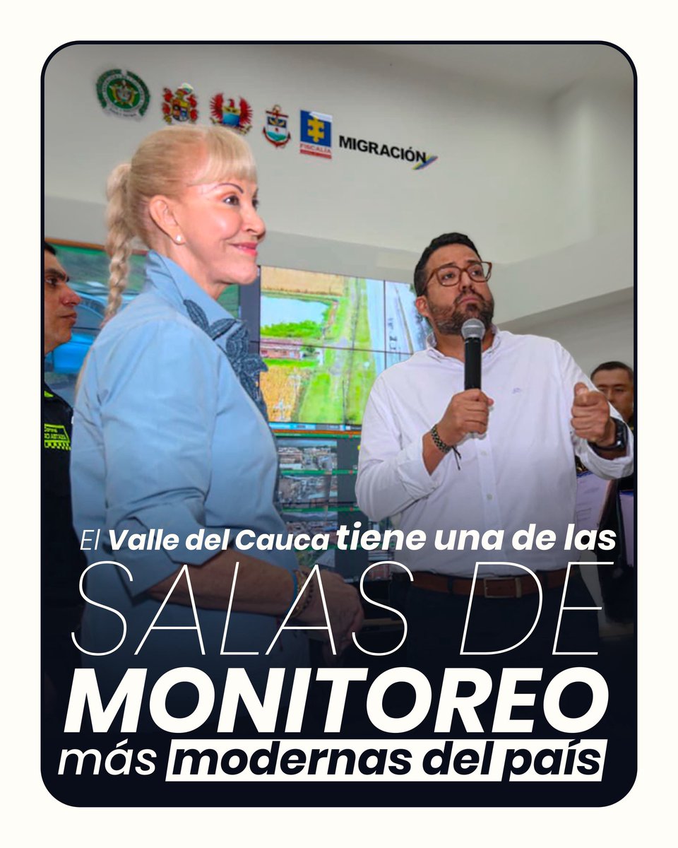 ValleSeguridad's tweet photo. Presentamos al sector empresarial nuestro Centro de Gestión de Emergencias y Seguridad, CGES 🖥️🚨

Desde aquí trabajamos sin descanso por la seguridad de los vallecaucanos 🦾 https://t.co/3uh2BdNxiB