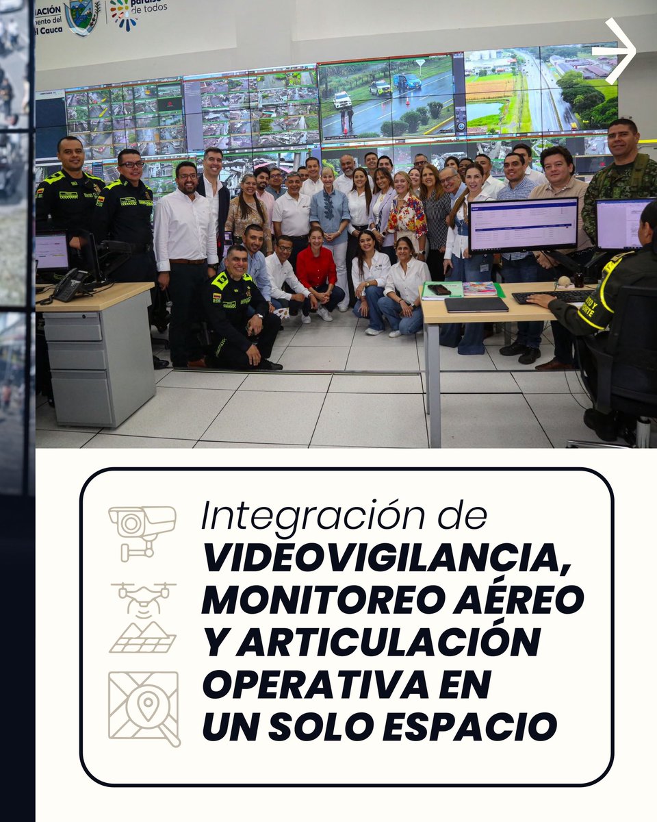 ValleSeguridad's tweet photo. La versatilidad de esta tecnología mejora la capacidad de respuesta institucional y facilita la toma de decisiones basadas en información en tiempo real. https://t.co/ZtvshFnHPU