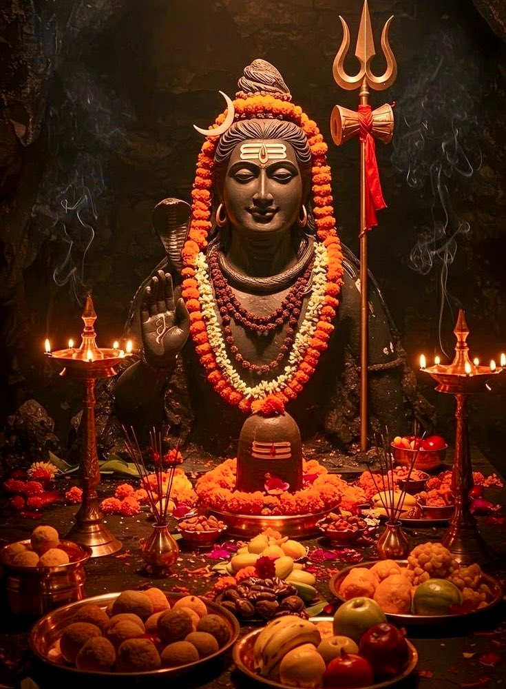 नमः शिवाय शान्ताय हराय परमात्मने 

अर्थ: शांत स्वरूप, पाप हरने वाले 
  परमात्मा शिव को नमन है...