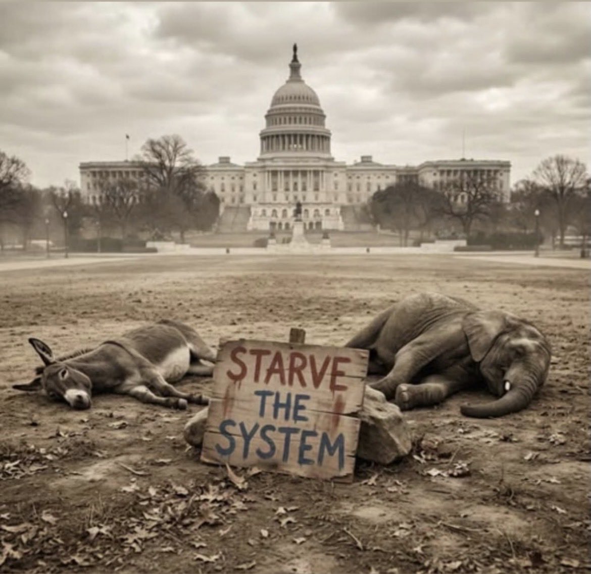 Tired of being played by both sides.