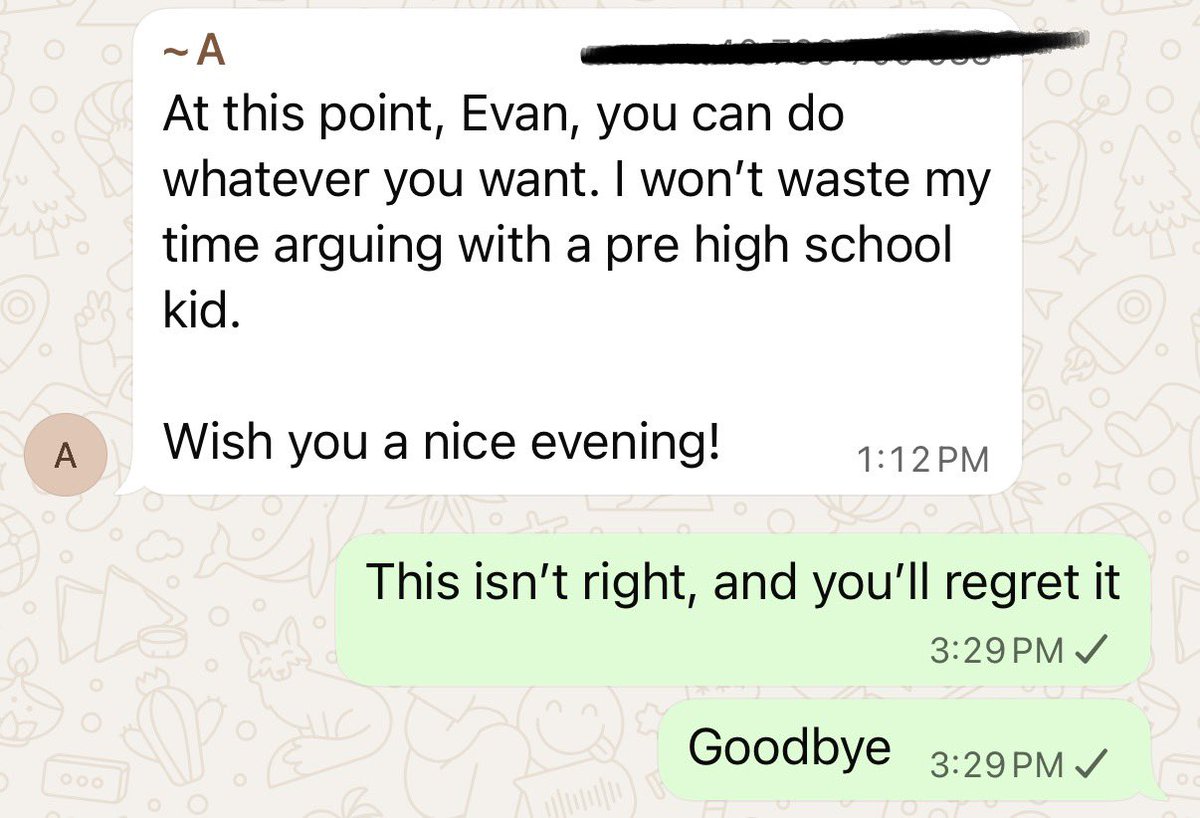 Some influencers are so full of themselves.

I’m going to process a refund through PayPal, and a week later this guy will come crying back to me.