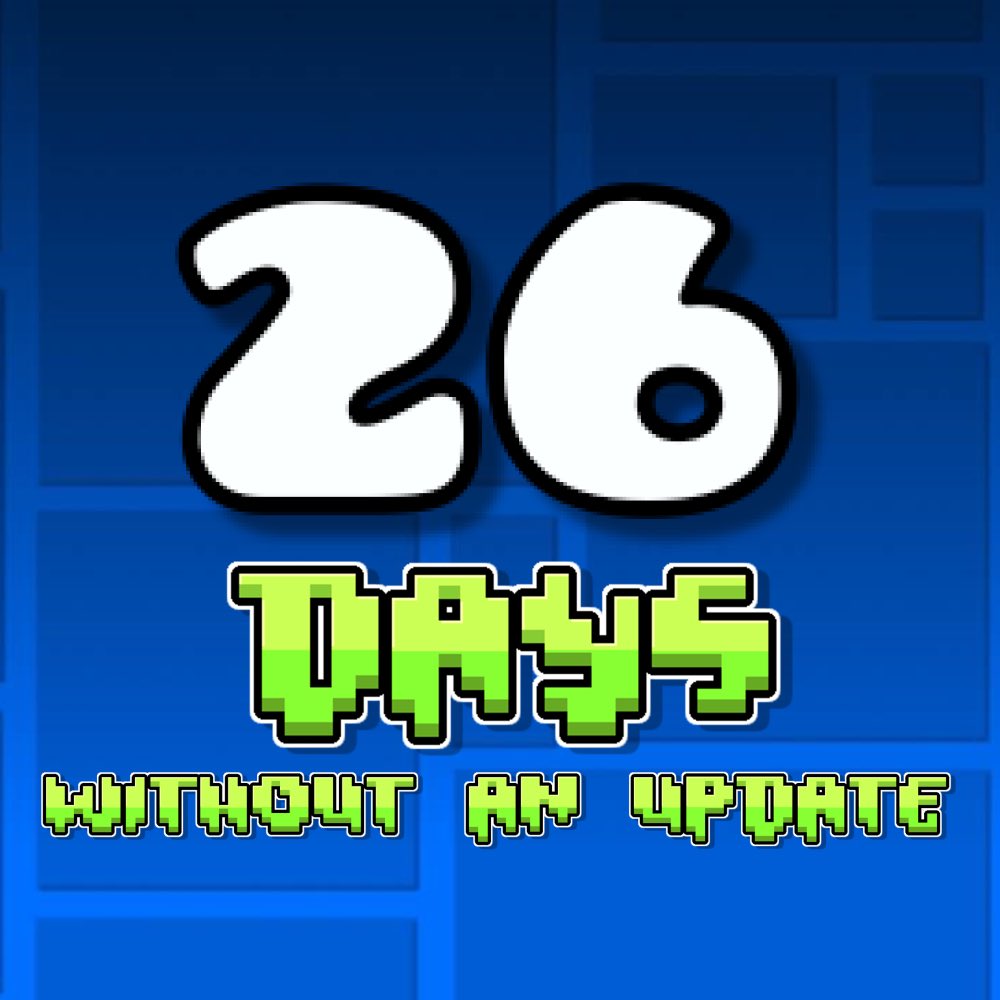 Days without a Geometry Dash Update tweet media