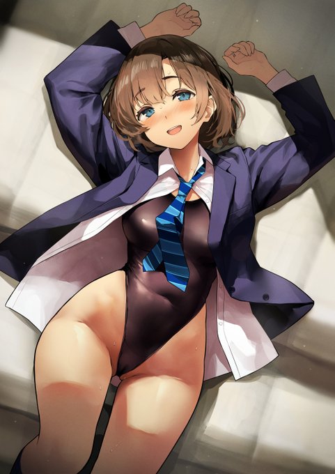 体操マットの上で 