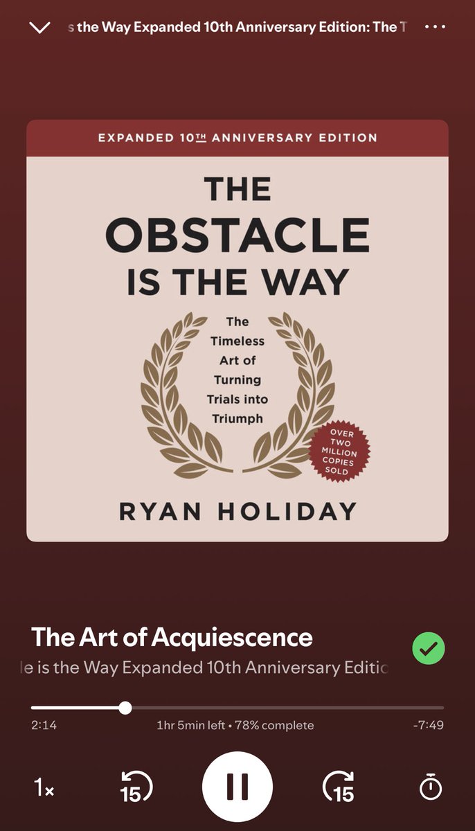 The art of acquiescence. Highly recommend