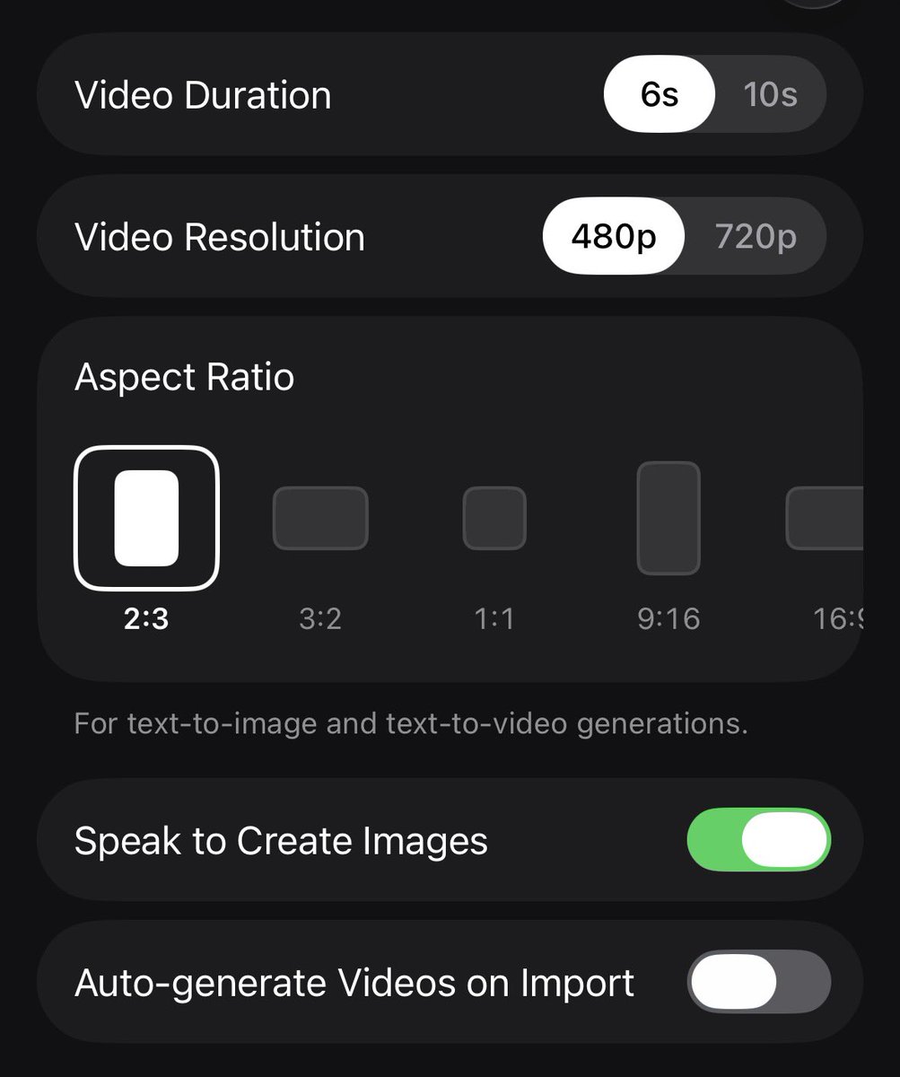 You can now choose whether Grok automatically generates a video when an image is imported, or prompts you for input after the image is added.