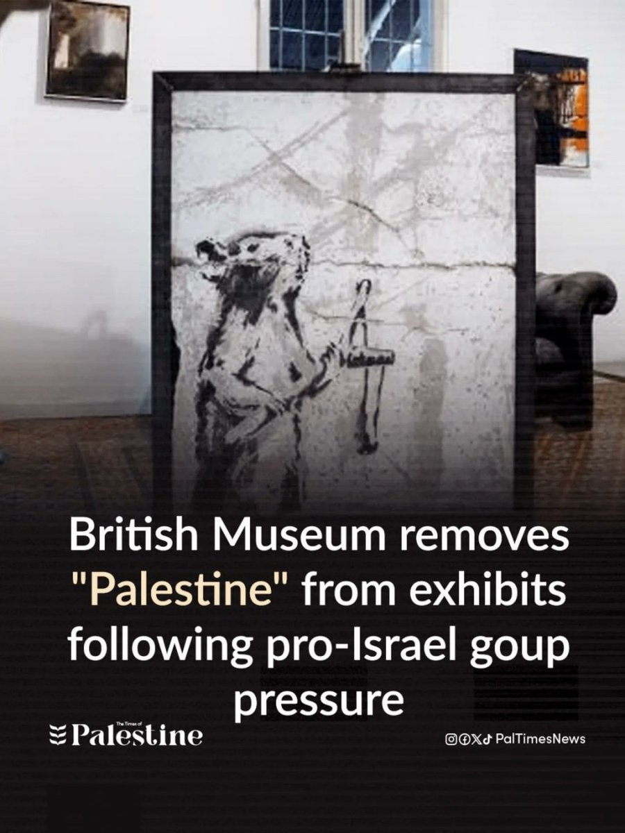 RyanRozbiani's tweet photo. The U.K. recognized Palestine last September, but now it is erasing it from history... https://t.co/fac6f3PK3R