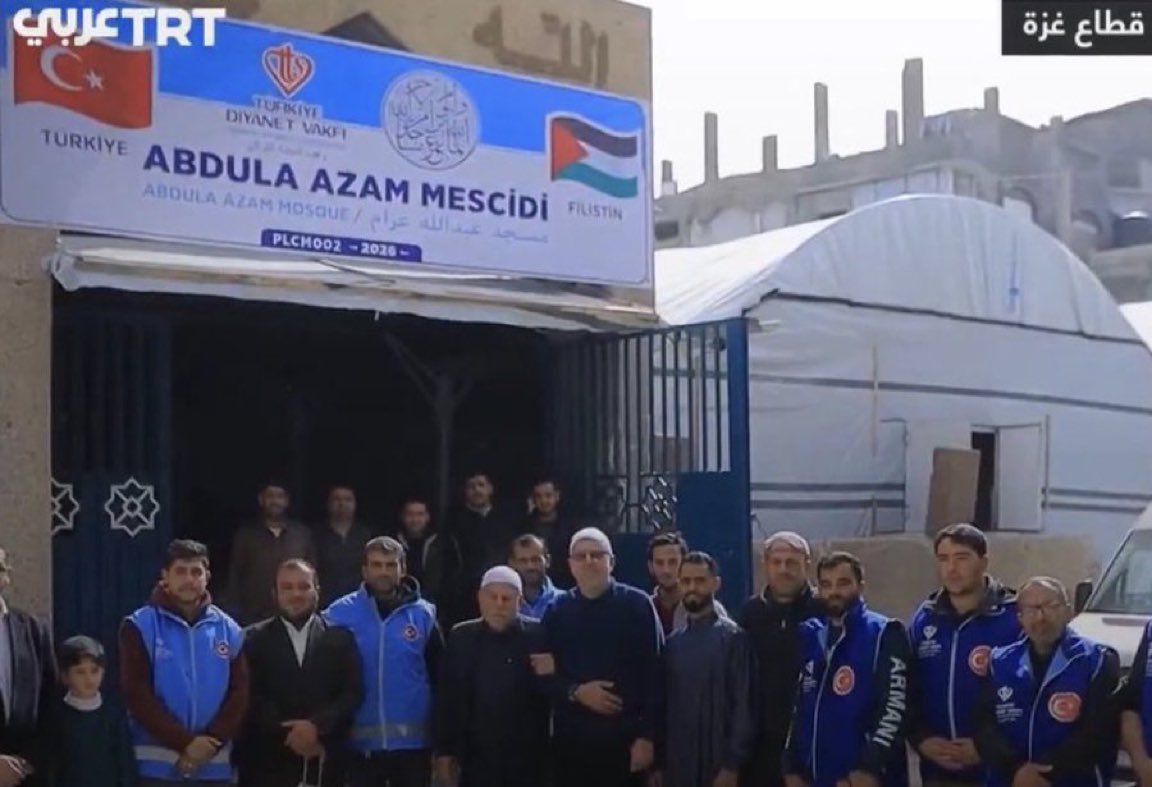 BREAKING: Gaza has opened a new mosque named after Abdullah Azzam, the man who mentored Osama bin Laden and co-founded Al-Qaeda.