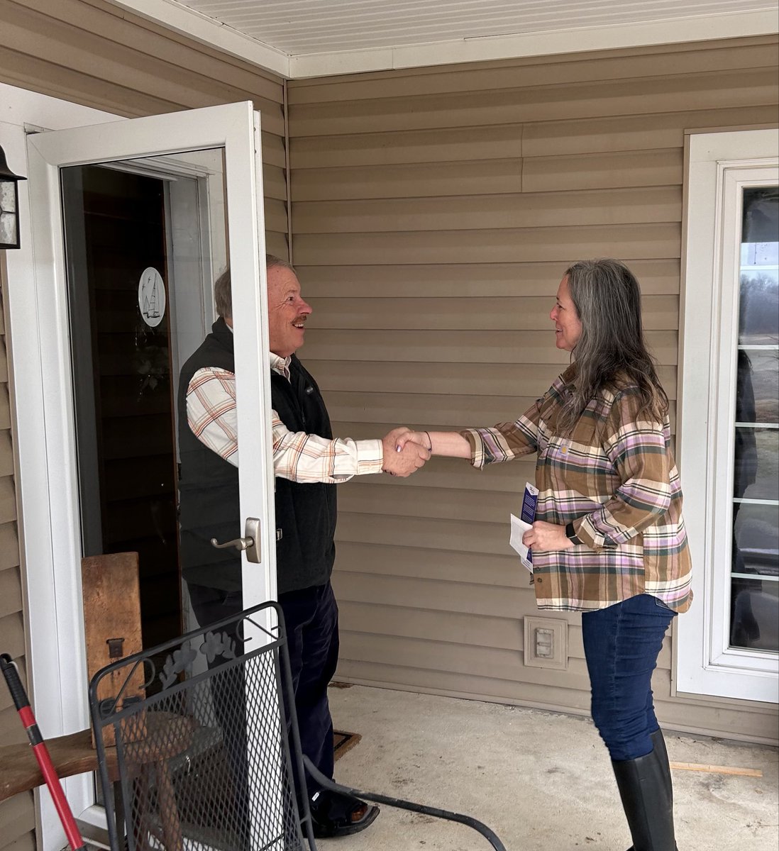 It was a beautiful day to meet voters and share our Indiana First plan for District 23!