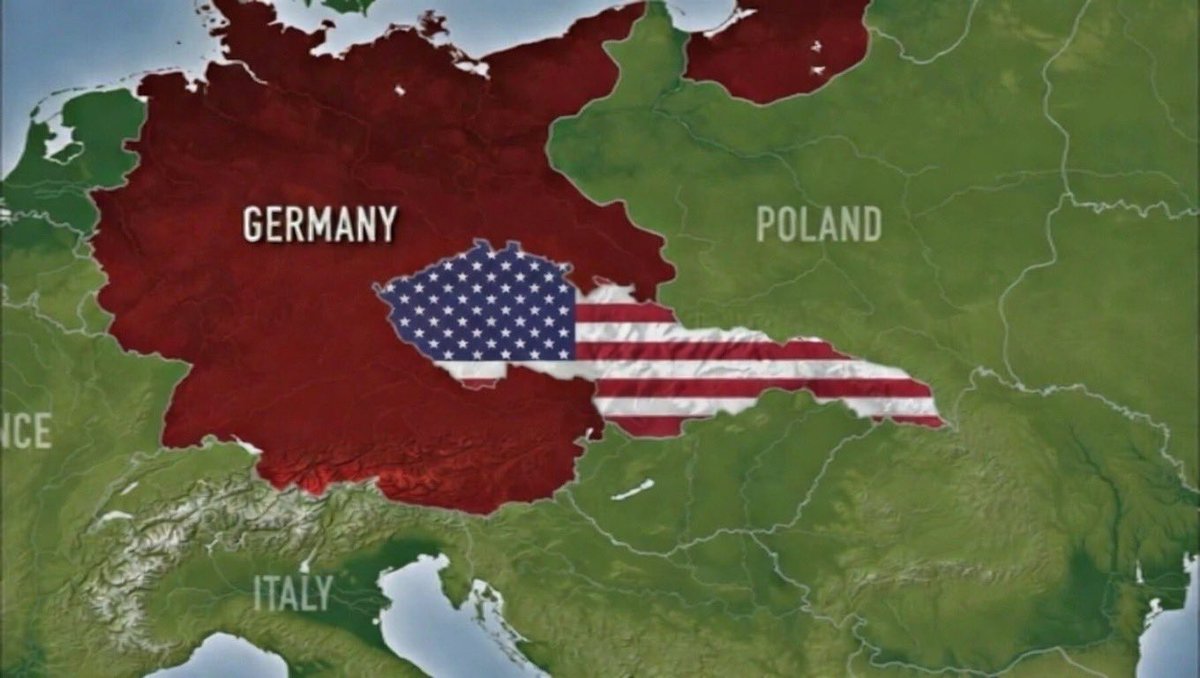 The U.S. men's Olympic hockey team just defeated Germany 5-1

By the ancient laws of combat, the Sudetenland is now rightfully ours.