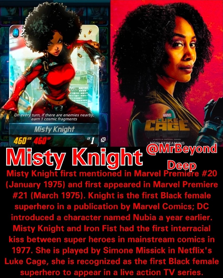 MrBeyondDeep's tweet image. #Black #BlackHistory #History #BlackHistoryMonth #MistyKnight #SimoneMissick