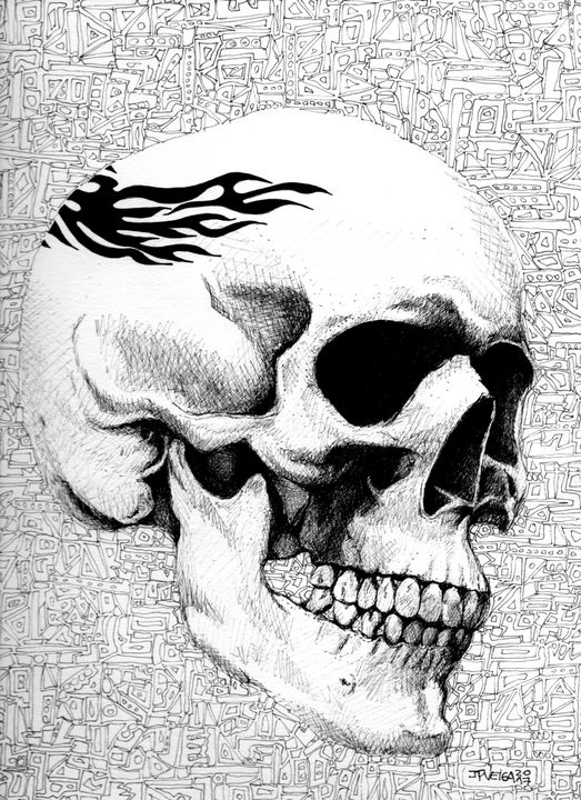 jpveiga3's tweet photo. Art of the Day! "Skull 03". Buy at: https://t.co/6799b01ov3 https://t.co/BKF20CYWPG