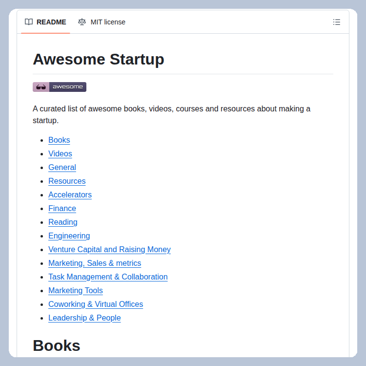 Resources for building a startup

github.com/KrishMunot/awe…