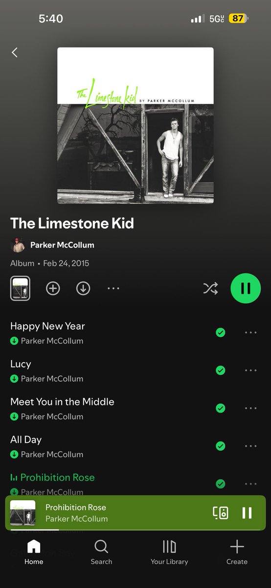 healey_nate's tweet photo. Listening to an album everyday for a year and eating each one. Day 3 - 2/15. The Limestone Kid by Parker McCollum https://t.co/X8aG7abkYx