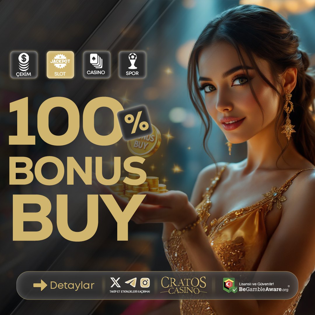 ✔️100₺ YATIR 100₺ BONUS BUY  BİZDEN! 

✔️250₺ YATIR 250₺ BONUS BUY  BİZDEN!

✔️1.000₺ YATIR 1.000₺ BONUS BUY  BİZDEN!

✔️2.000₺ YATIR 2.000₺ BONUS BUY  BİZDEN!

✔️10.000₺ YATIR 10.000₺  BONUS BUY  BİZDEN!

✔️Pragmatic Play sağlayıcısındaki slot alanında geçerlidir.